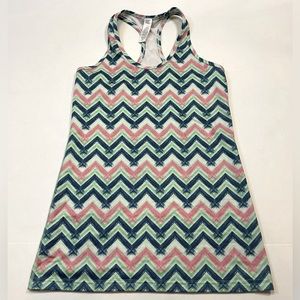 Girls Size 14. Ivivva By Lululemon Athletic Tank Top. Multi Color. Euc